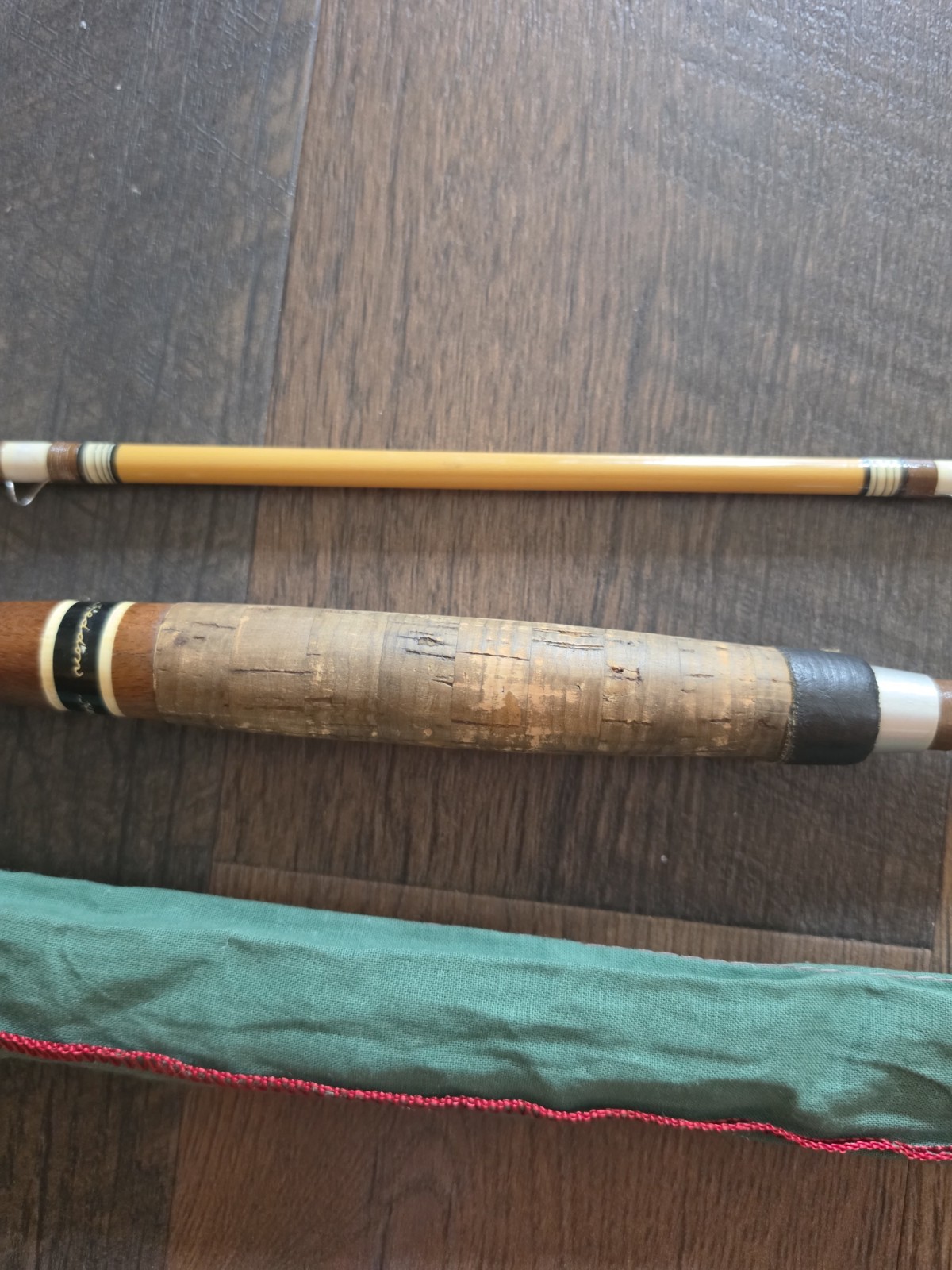 Heddon Pal Mark IV #8456 Fly Rod 8’3″ 7wt 2pc Fiberglass Cork Handle / Sleeve