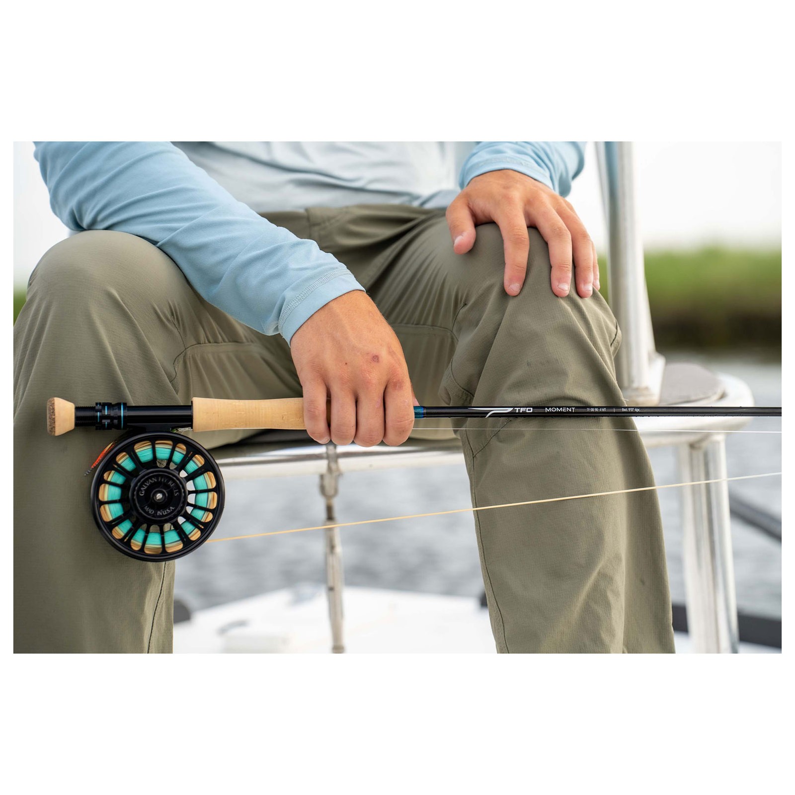 TFO Moment 8 wt 9ft 4 pc Fly Rod With Case (TF-08-90-4-MT)