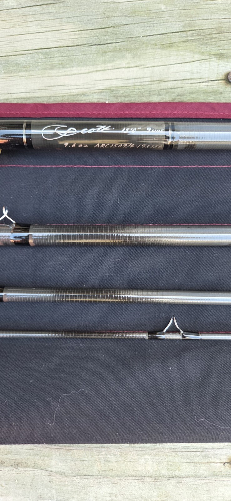Scott ARC 1509 15′ 9WT Two Hand Fly Rod 4 Pc W/ Tube