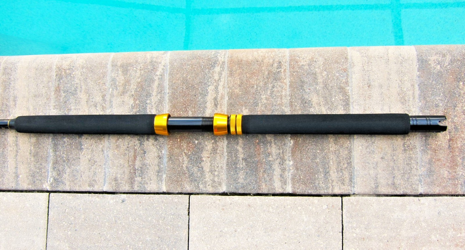 Custom MELTON INTERNATIONAL Live-Bait Rod: 6’6″; 8-12lb AFTCO LIte-Rollers – NEW