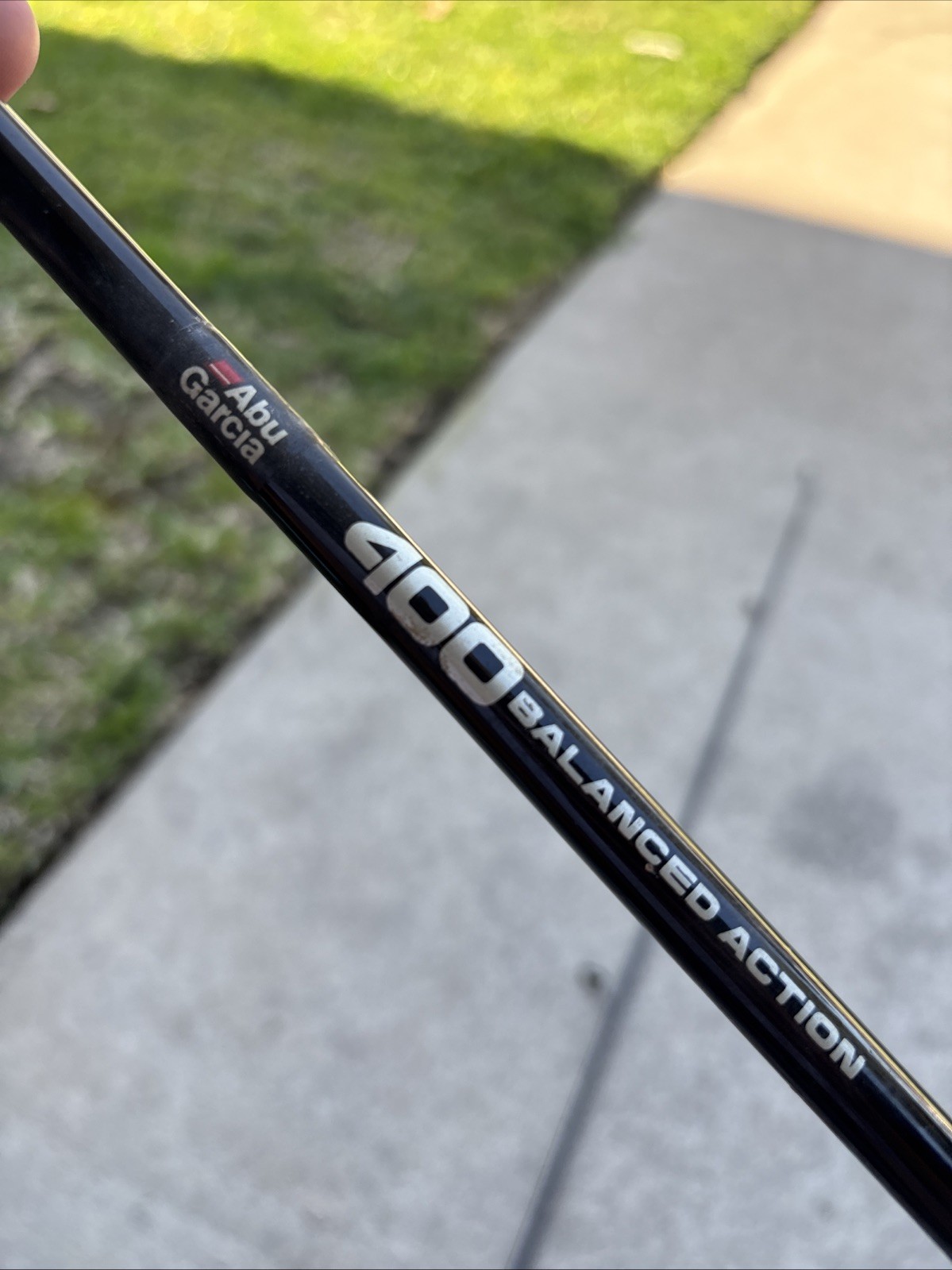 VTG Abu Garcia 400 Balanced 6’ Light Action BS60L Spin Fishing Rod 2-Piece READ!