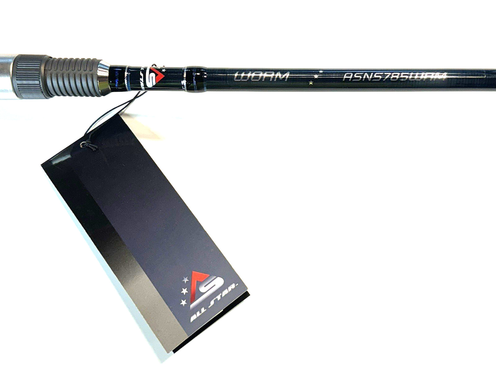 All Star “WORM” ASNano ASNS785WRM Jigging Spinning Fishing Rod 6′-6″ Mod Fst Med