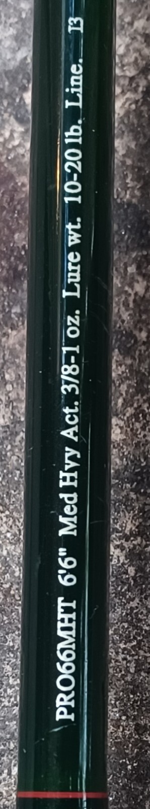Bass Pro Shops Pro Series Tournament Stick Casting Rod 6’6” MH Cork Handle