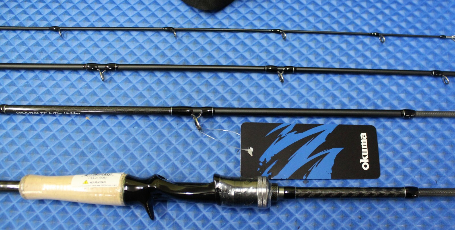 Okuma Voyager Signature Freshwater Rod 7′ 2″ Medium 4-Pc W/Soft Case VSS-C-724M