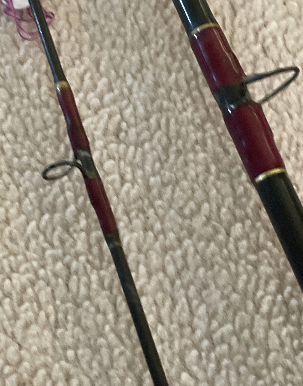 CORTLAND FairPlay Hi-tech GRAPHITE FLY FISHING ROD 8 foot 5-6 Line Wt. 2 Piece