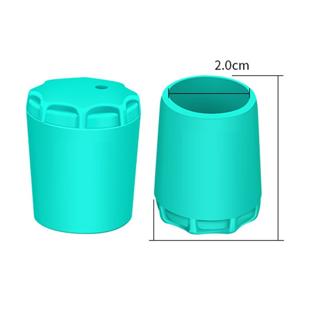 4Pcs Silicone Fishing Rod End Cap Protector Plug-Tail Handle Protective Case New