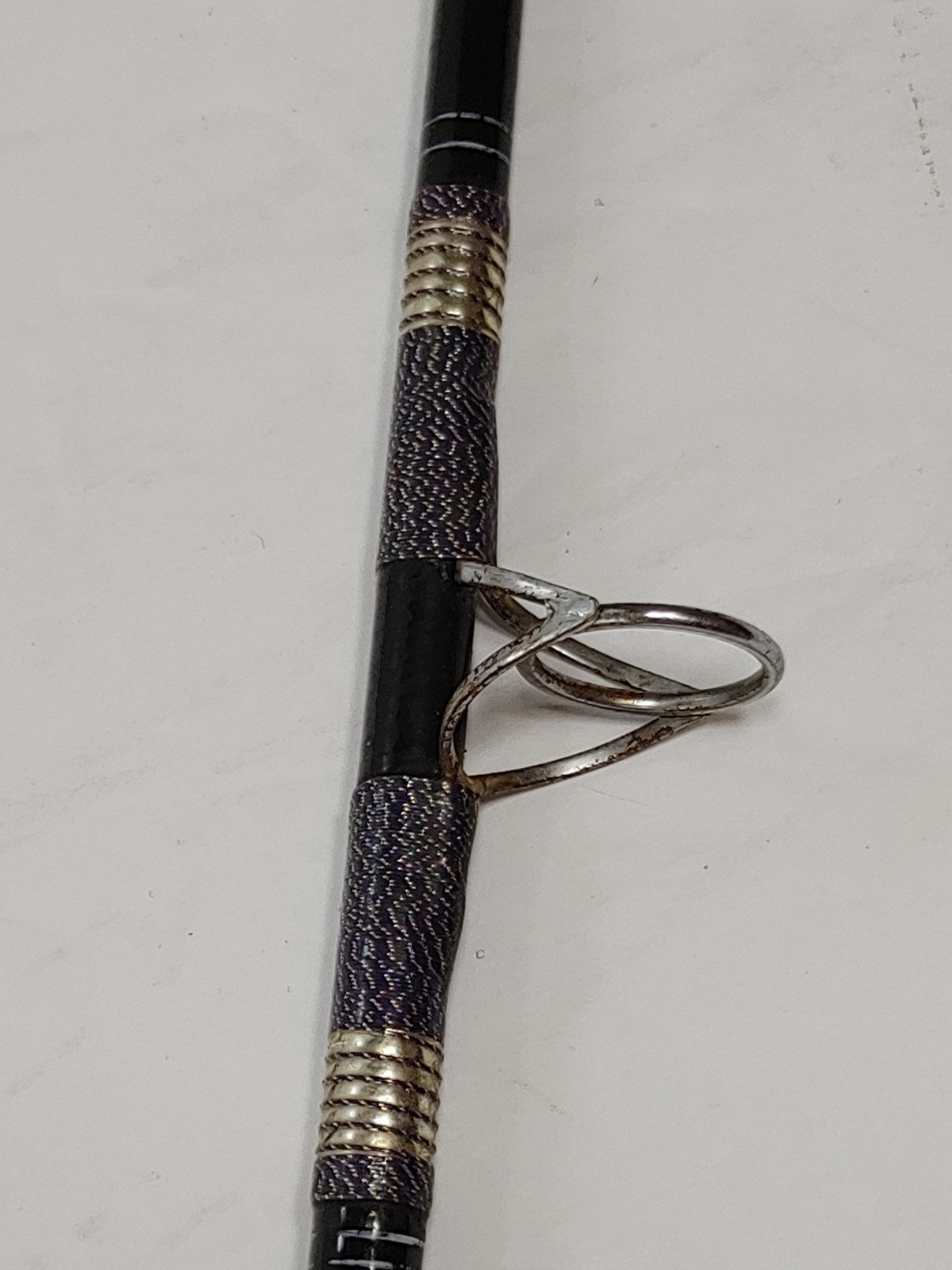 Vintage Unbranded Spin Casting Fishing Rod 6’8″ 2 Pc. CLEAN & READY DECOR