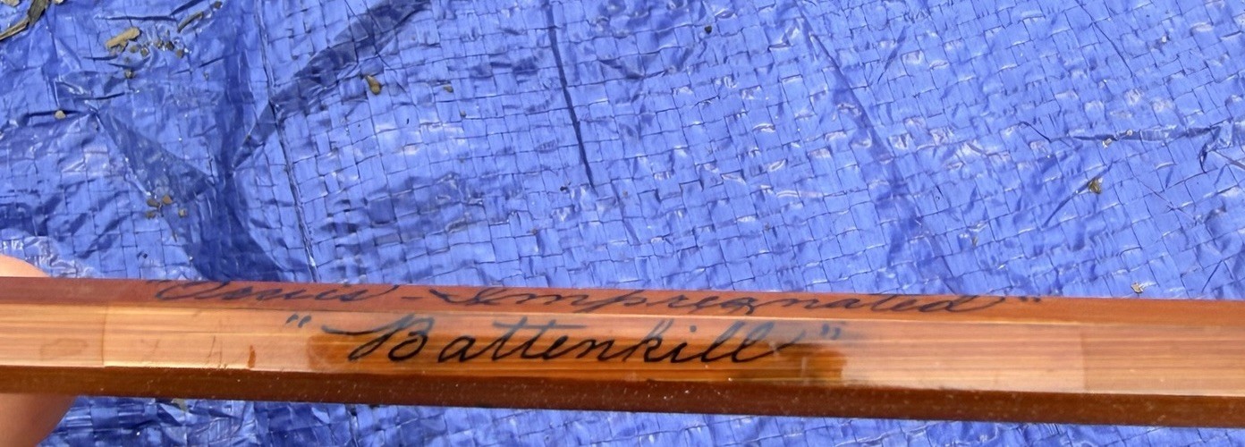 Orvis Impregnated “Battenkill” Vintage Bamboo Fly Rod 8.5ft Extra Tip