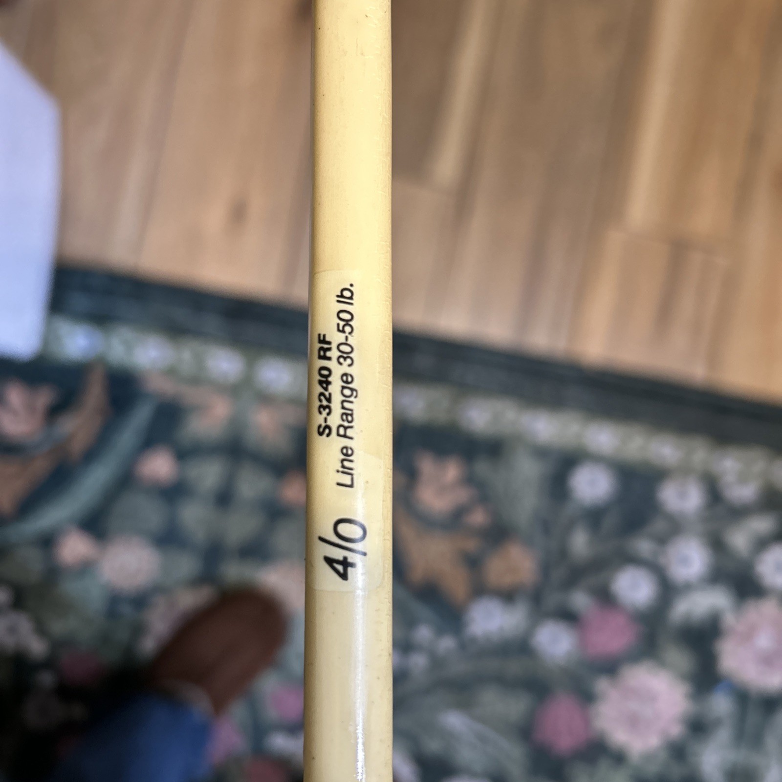 Vintage Penn Senator S-3240RF 6’6” 30-50lb Trolling Boat Fishing Rod 4/0