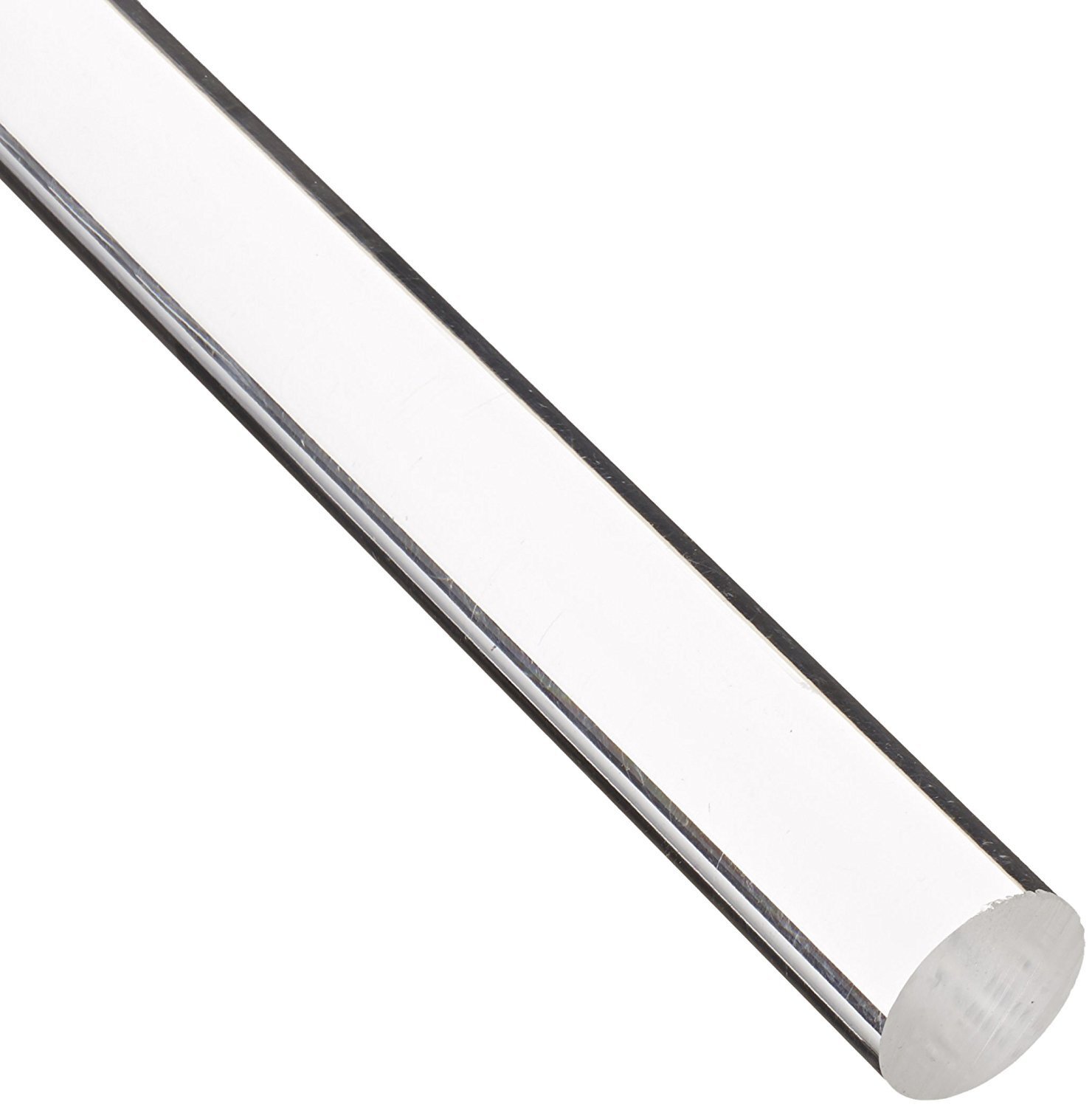 Acrylic Lucite Rod Dowel – 5/8″16mm x 24″610mm – One Rod Clear