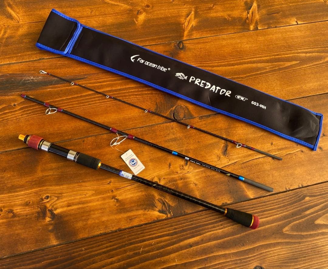 Jigging Spinning Rod 6ft 180cm Fuji Guides MH Multi-Use Used