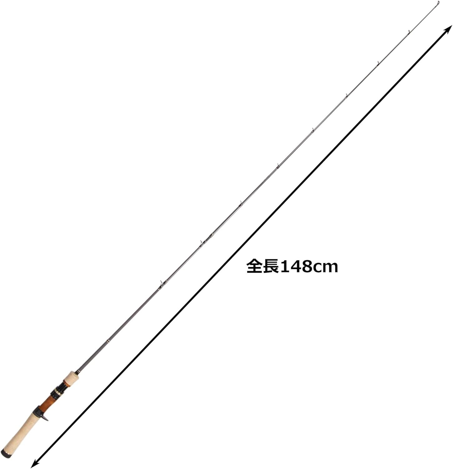 Major Craft FSG-B4102UL Baitcasting Rod Finetail Glass Model Strong for Trout
