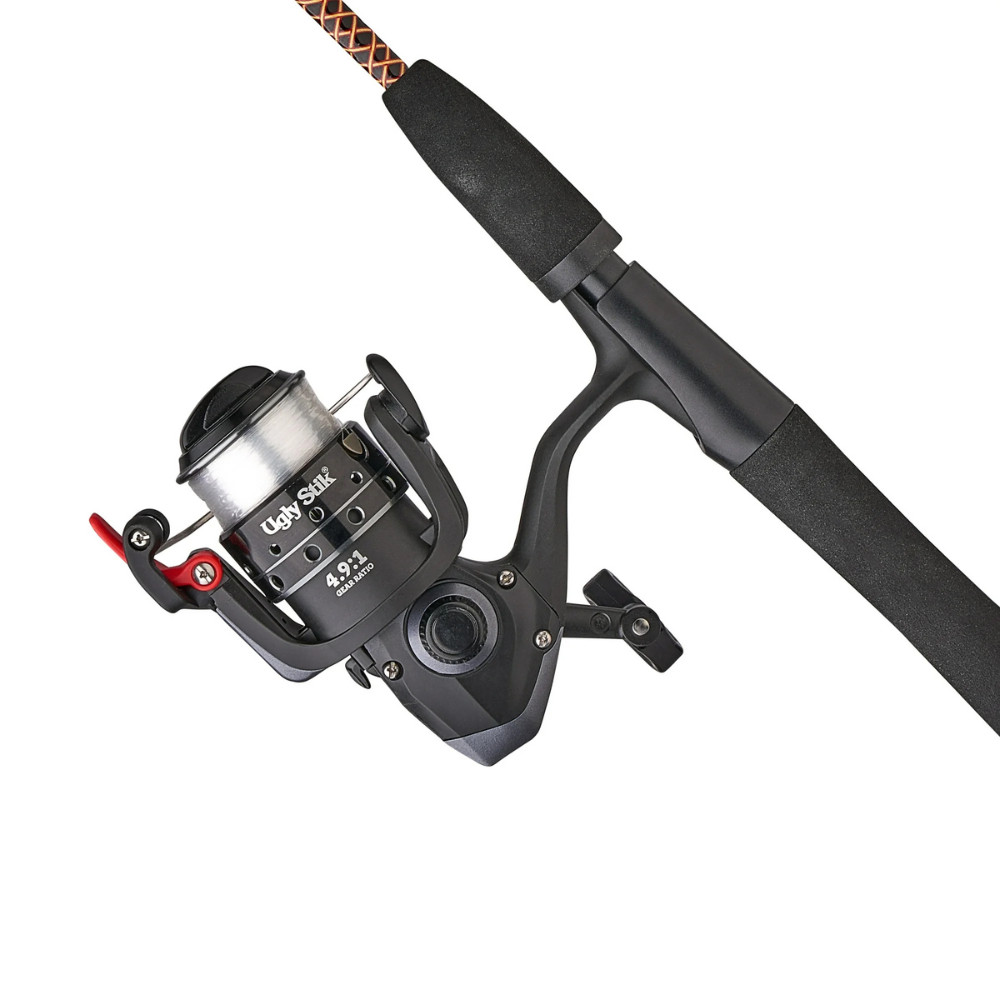 Ugly Stik Quick Trigger 5ft Spinning Fishing Rod and Reel Combo, Durable, Smooth