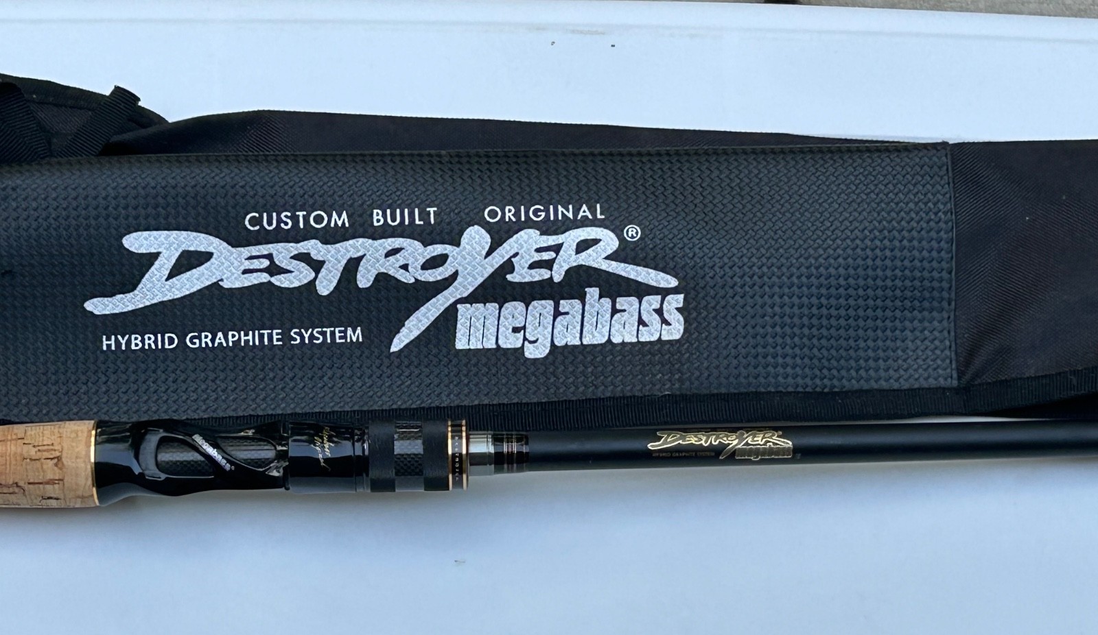 Megabass FMJ Destroyer casting rod F6-71X very light use