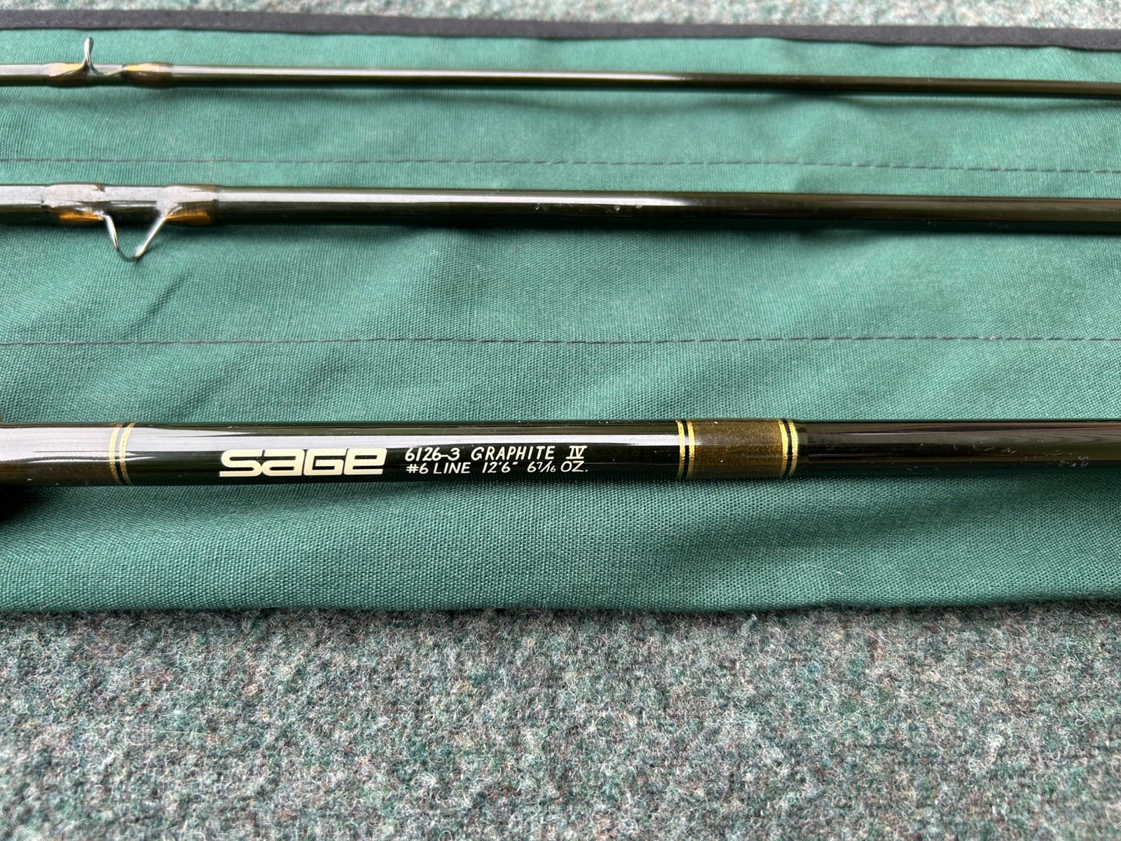 Sage Graphite IV 6126-3 Switch/Spey 6wt 12’6”ft