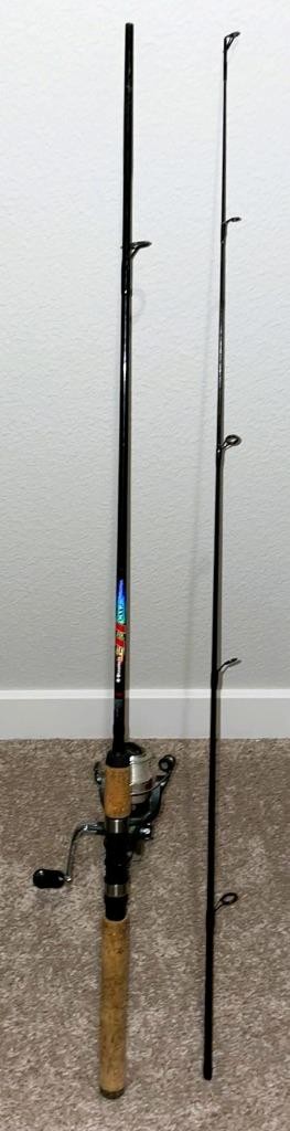 EUC Husky HTP RHCSP60M2 6′ Spinning Rod and Reel Combo