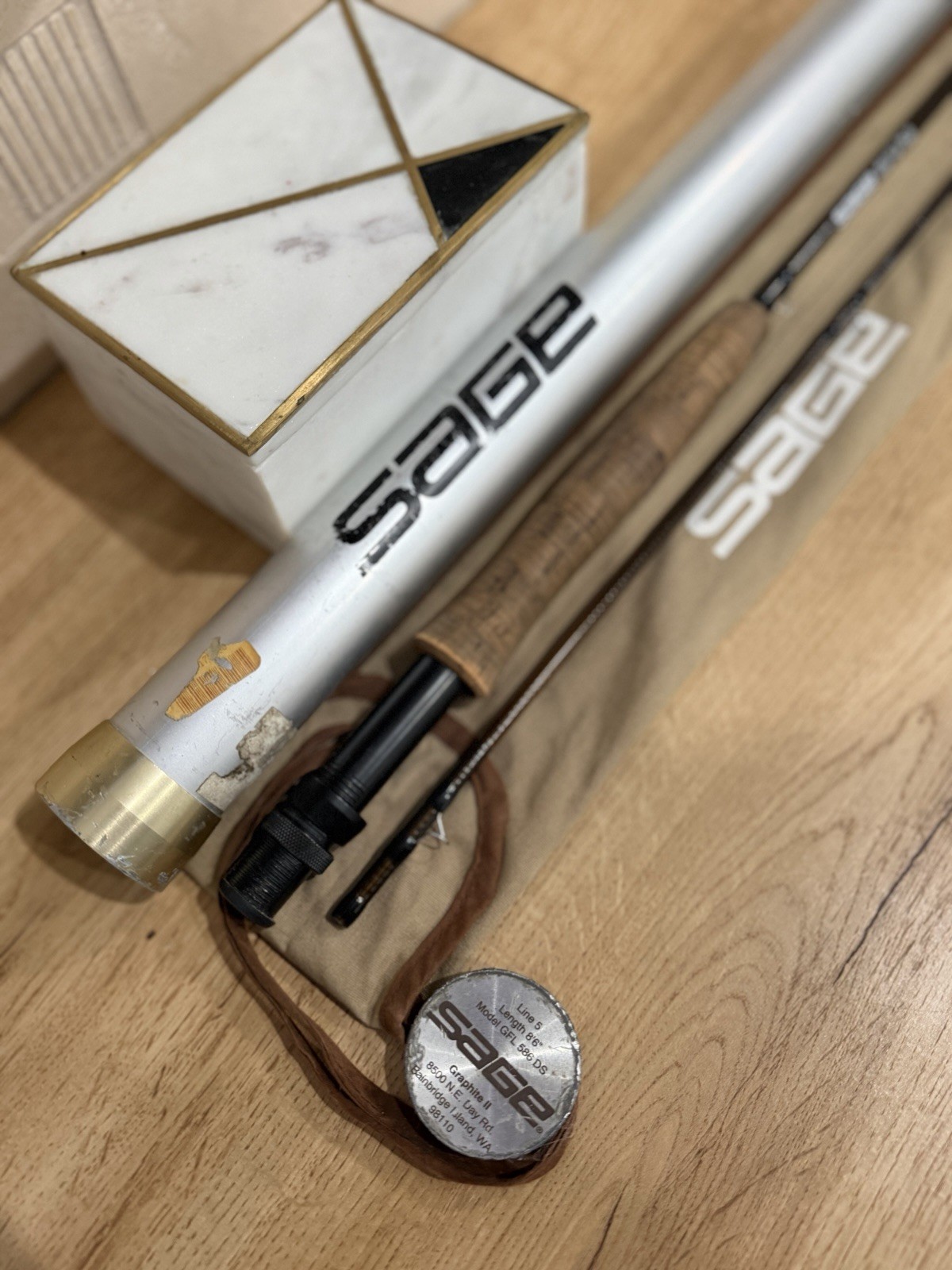 vintage Sage Graphite II GFL 586 DS fly fishing rod