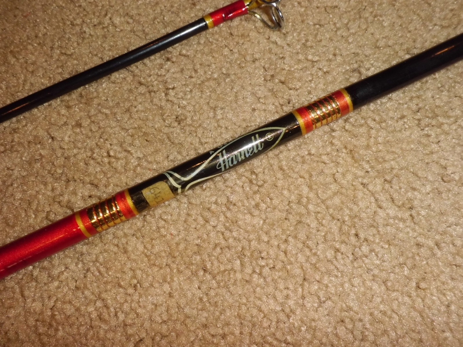 Vintage HARNELL 541 Spinning 7′ Rod made in USA- 6-15 lb test