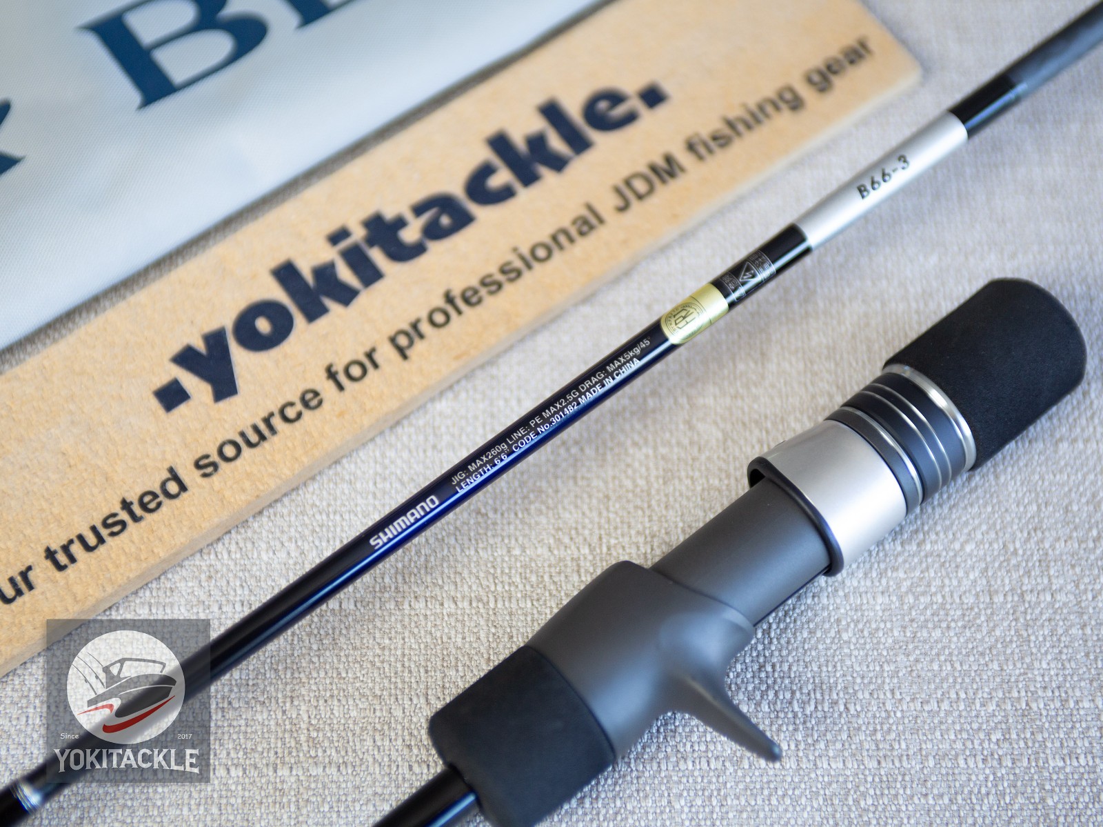 Shimano 21 Grappler BB Type Slow-J B66-3 Baitcasting Rod