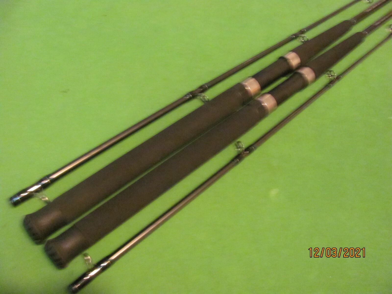 2) SHIMANO TDR 8′ 6″ MED. LIGHT MODERATE FAST ACTION CONVENTIONAL TROLLING RODS.