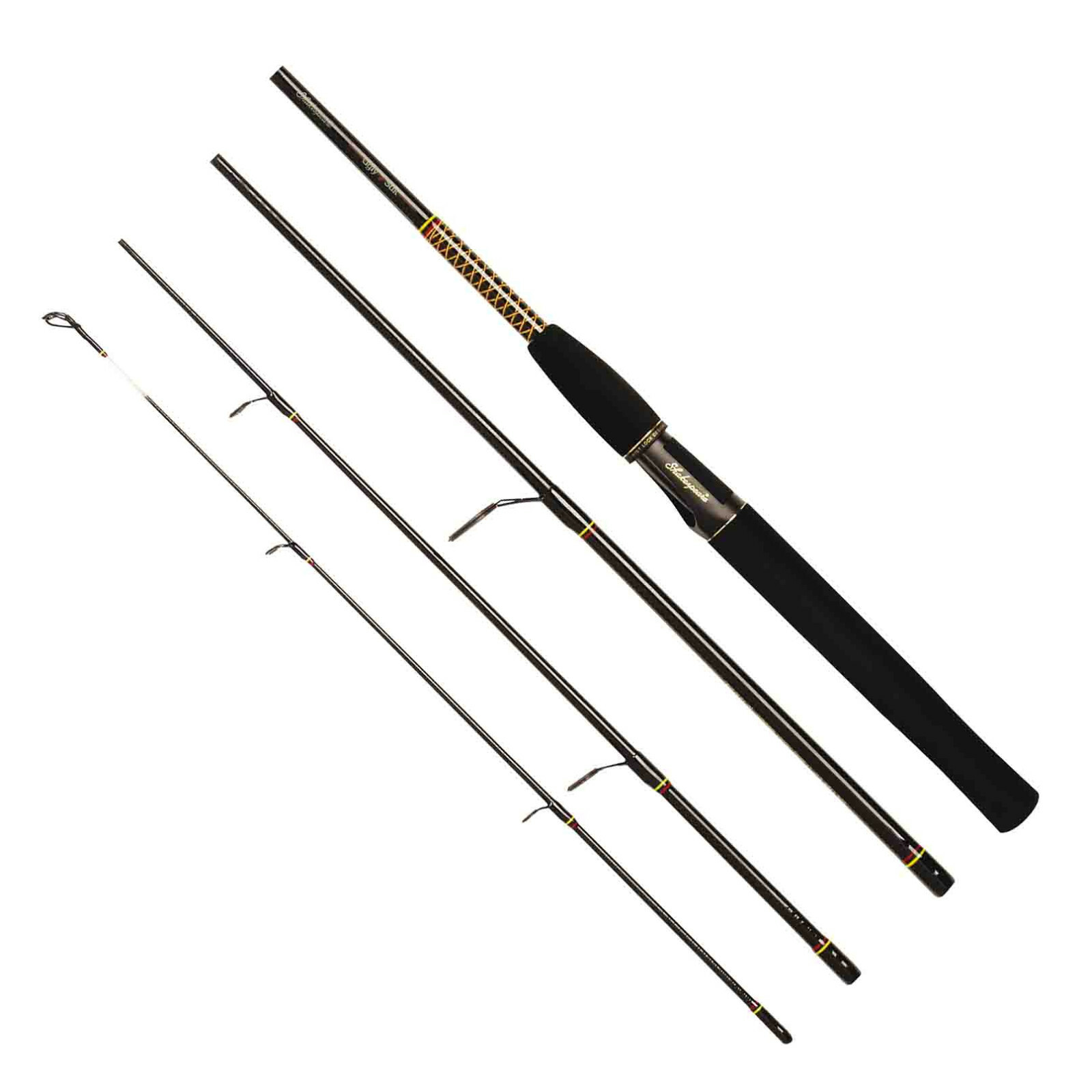 Shakespeare 6ft’6 Ugly Stik Travel Spin 4 Piece Spinning Fishing Rod 5-15g