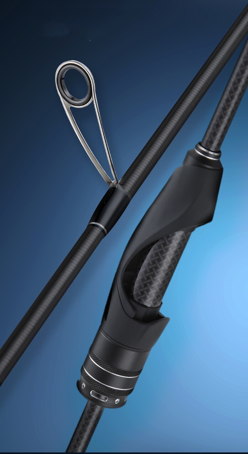 Fishing Rod 1.68M 1.8M Spinning Carbon Fiber Rod Lure Fishing Rod 2 section Pole