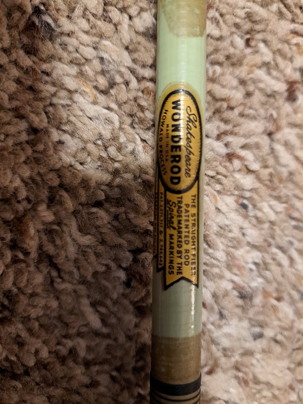 Vintage Shakespeare #709 Wonderod Fishing Spinning Rod 7 Feet