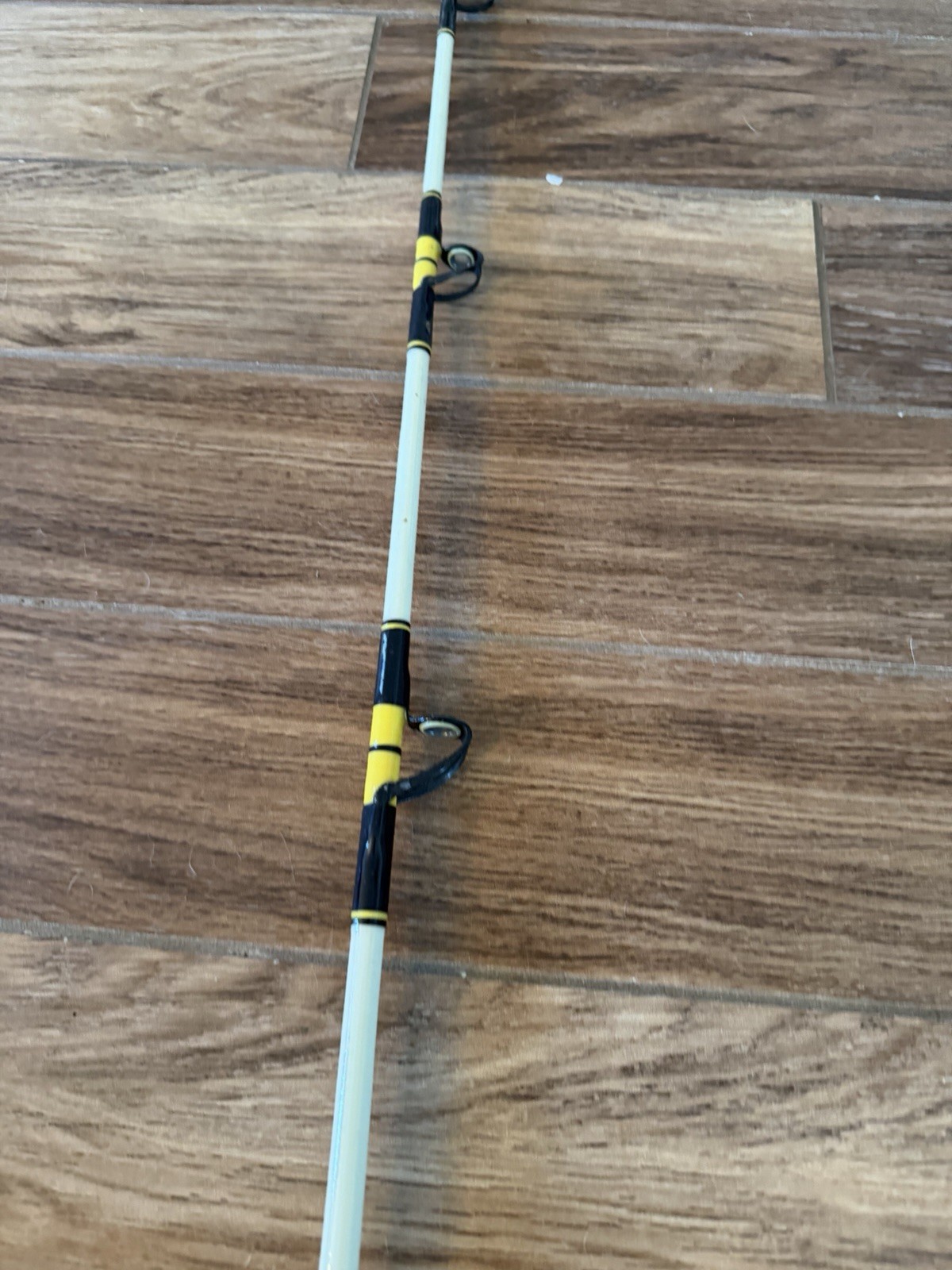 Vintage Custom Big Game Fishing Rod With Fuji Triple Foot Guides Penn Fenwick