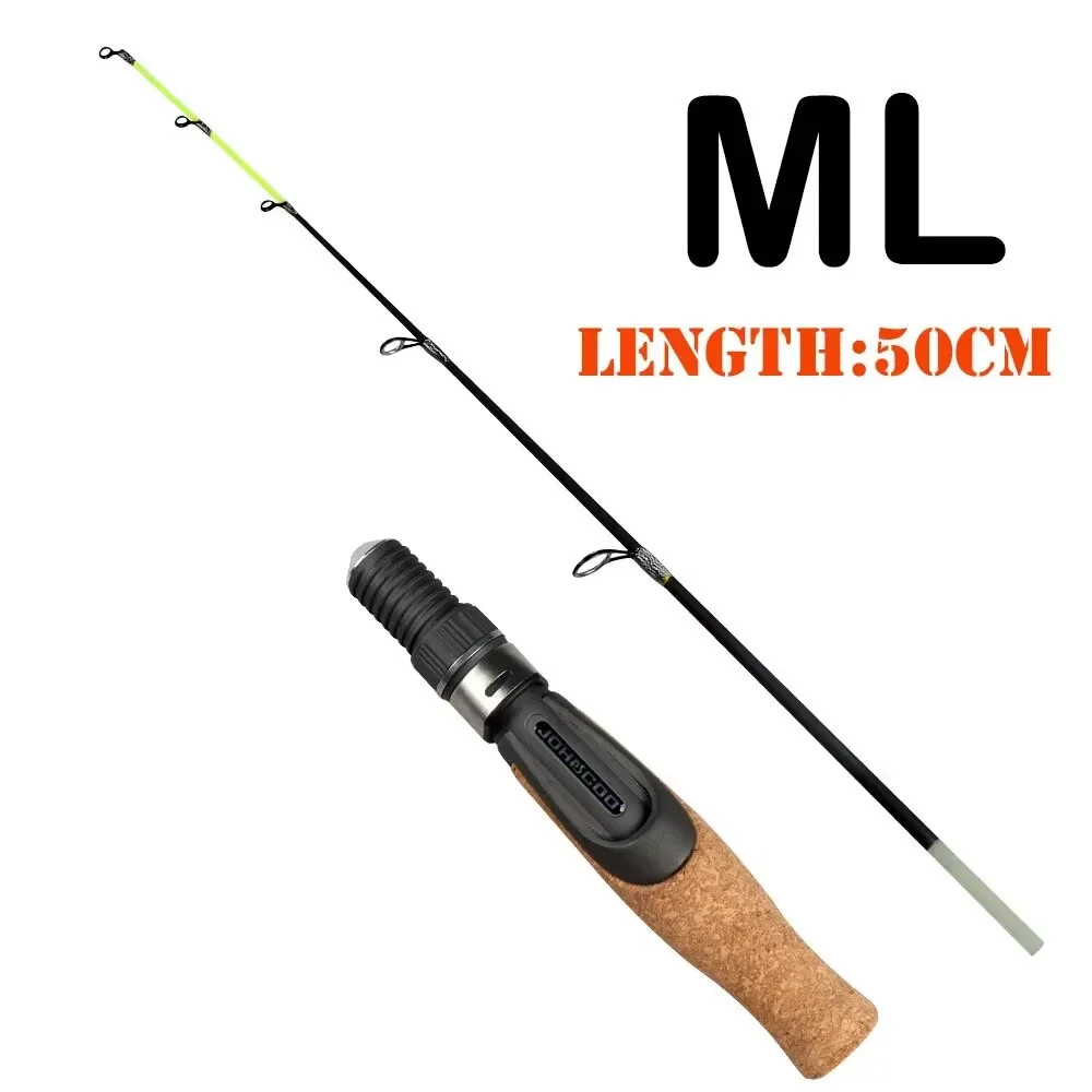 Fishing Rod 50cm Fishing With Flat Tip Quality Glass Fiber Tip With Cork Handle