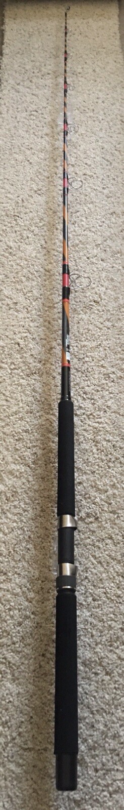 **RARE** Kencor Zebra Twist ZB1S Spinning Fishing Rod 6’9” 20-60 lb Test, “NICE”