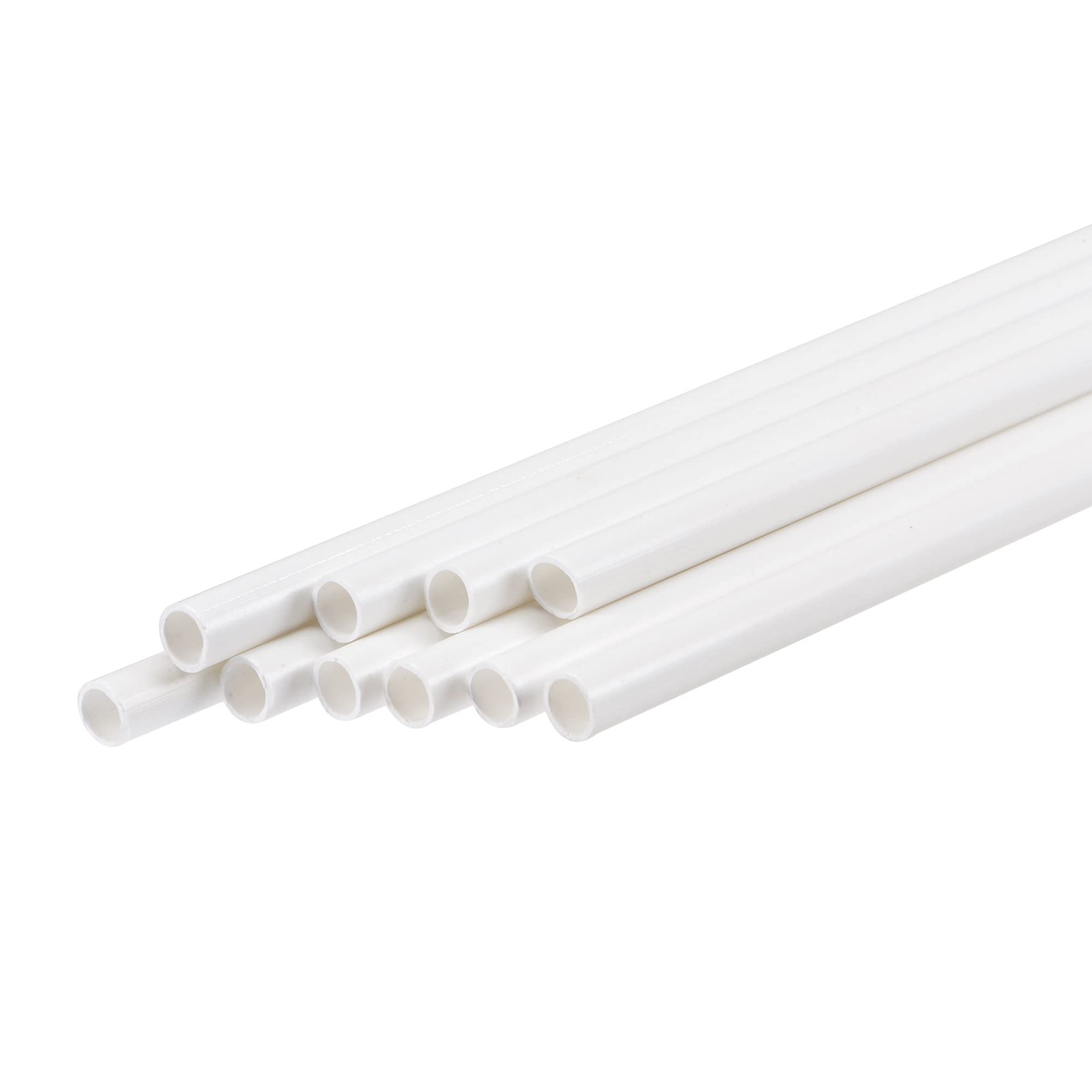 Plastic Model Tube ABS Round Tube 1/4″ OD 10″ White Easy Processing for Archi…