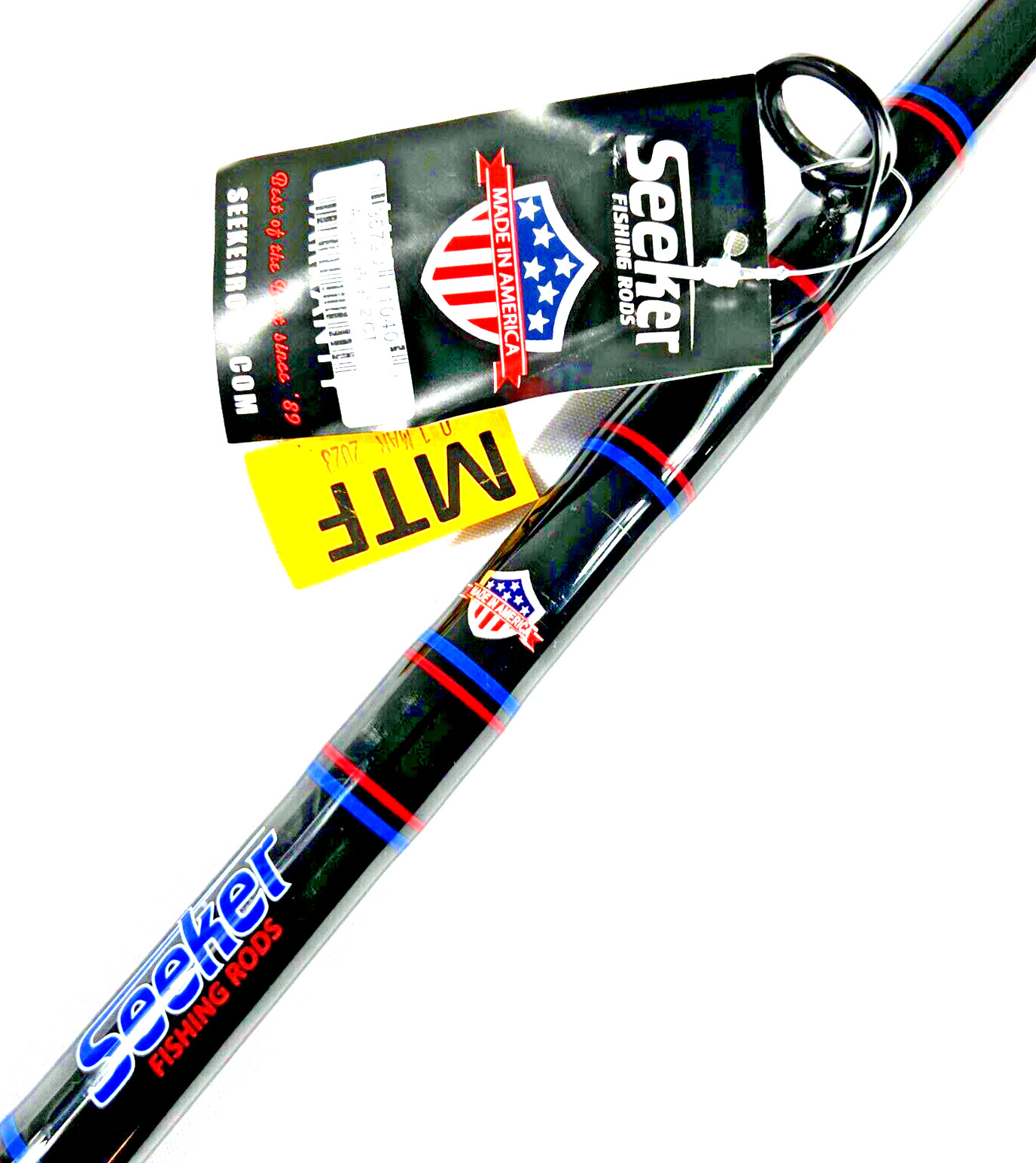 Seeker G 95-9.5’ CT Black Steel Graphite 30-60Lb Live Bait 9.5FT Fishing Rod USA