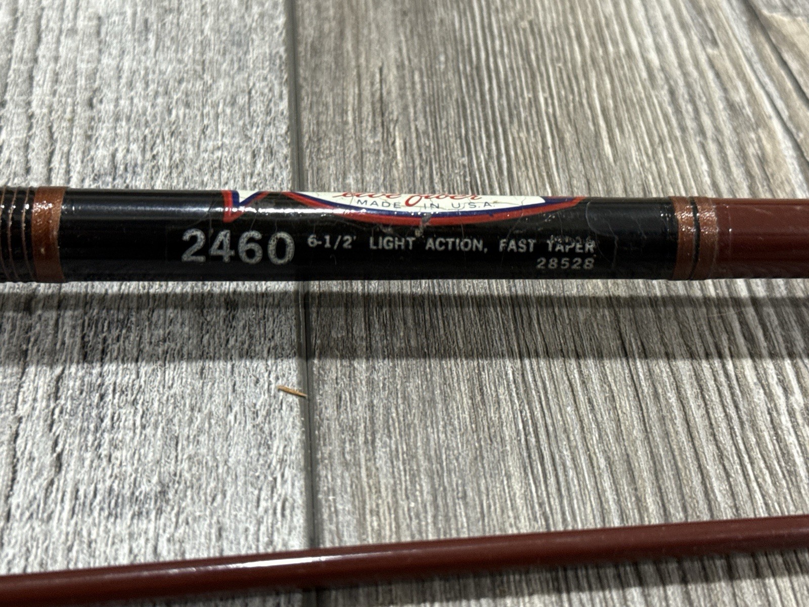 Vintage Garcia 2460 6 1/2′ 2 Piece Rod + Garcia Mitchell 510 Spinning Reel Combo