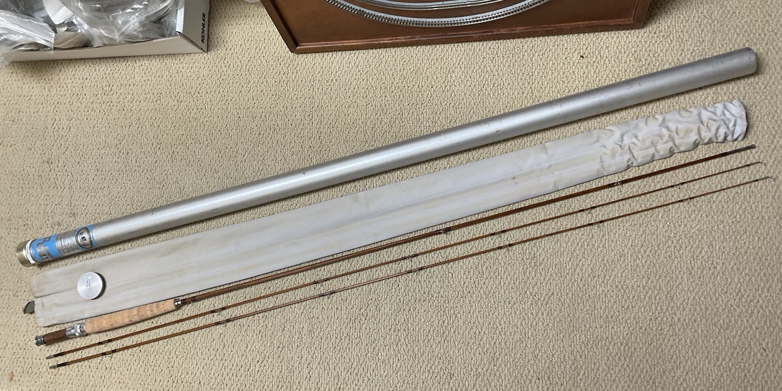 Stunning Vintage Orvis 8’ 4wt NYMPH BAMBOO Fly Rod Prev. Owned by Marty Keane