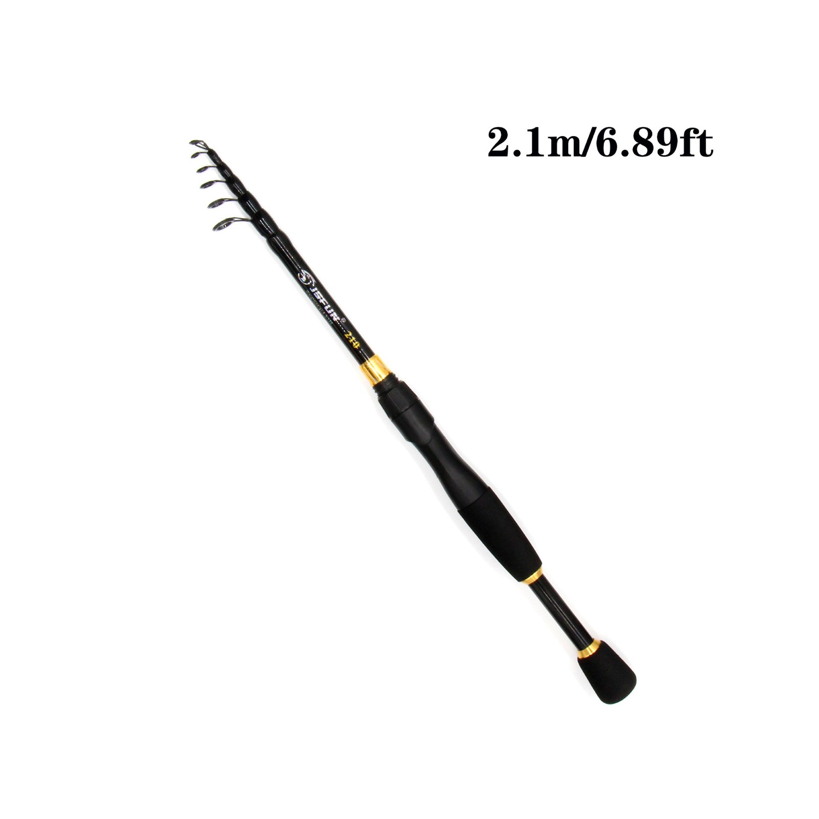 1.6M-2.4M Telescopic Fishing Rod Carbon UltraLight Vibrating type Spinning Rod