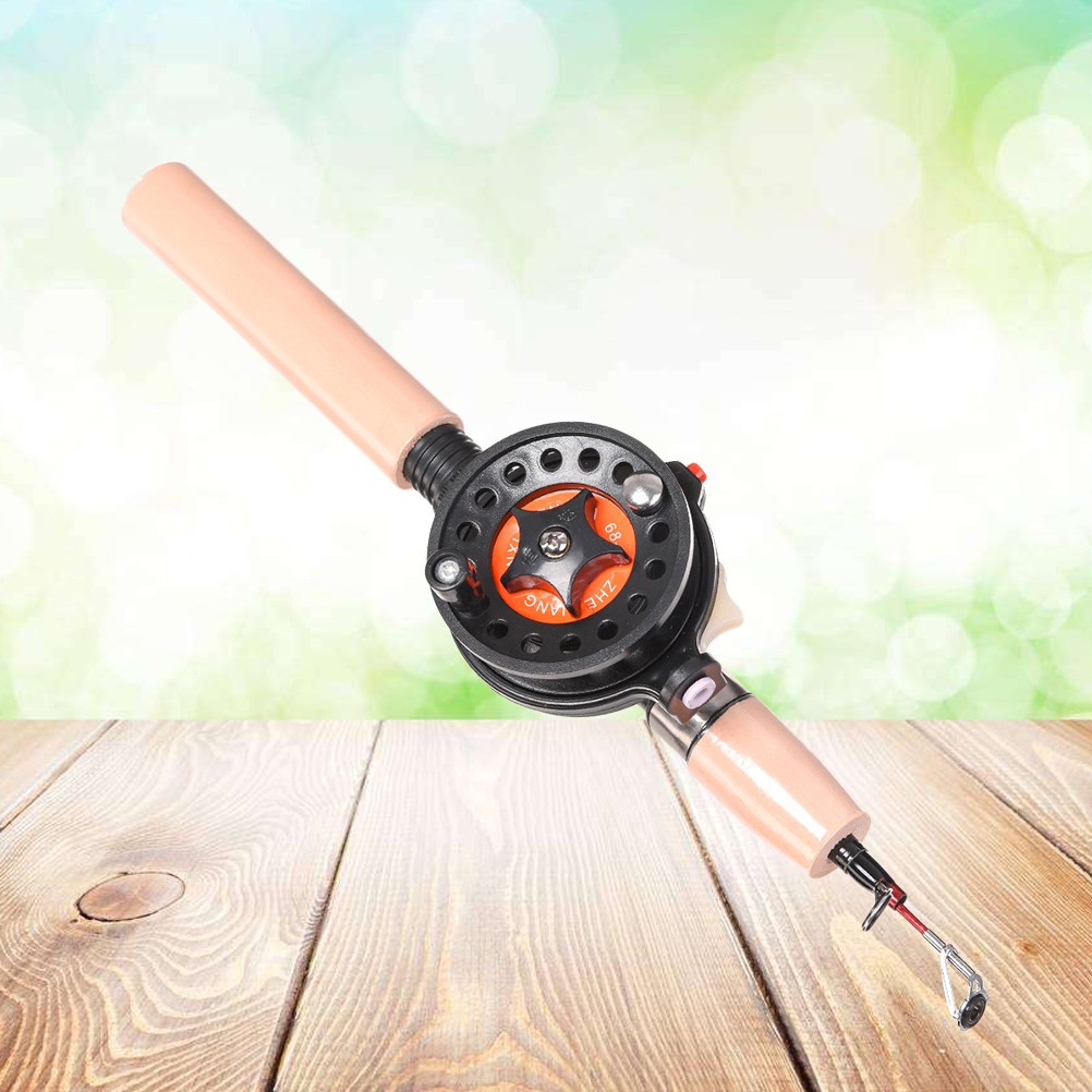 60cm Portable Telescopic Winter Fishing Rod Fish Hand Fishing Tackle Pole Set
