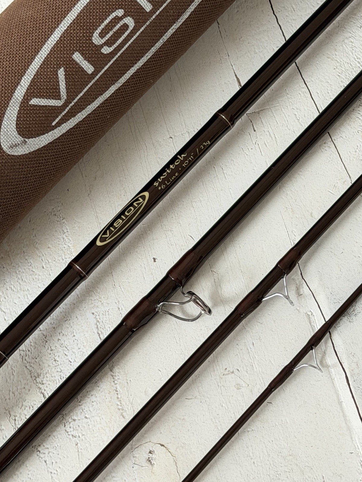 **BEAUTIFUL** 🔥 VISION 6wt. 10’11”in 4pc Switch/Spey Flyrod!! 🔥