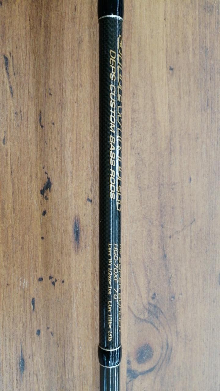 Deps The Super Border HGC-70XF Bass Fishing Rod 7ft 12-25lb Baitcasting