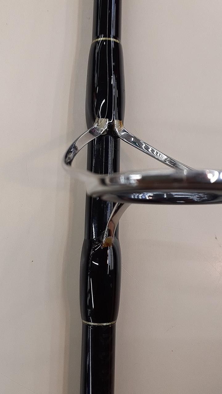 Yamaga Blanks Blue Sniper 81/6 Blacky Jigging Rod 2-Piece, 31in/79cm, Used