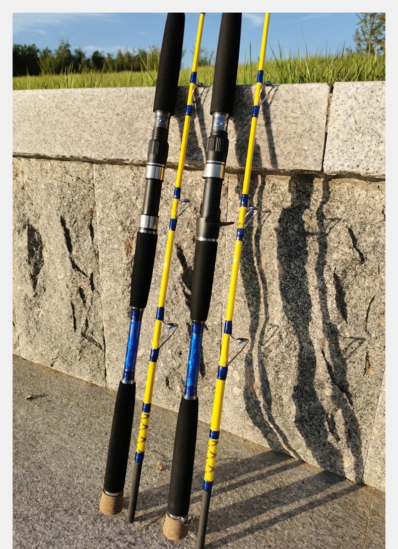 Slow Jigging Rod Fishing Rods Spinning Casting Carbon Fiber Boat Saltwater Rods
