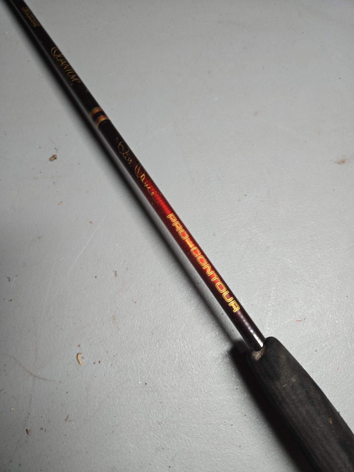 Vtg Quantum Bill Dance Pro Contour Fishing Rod 6′ 6″ Medium Action QPC66M