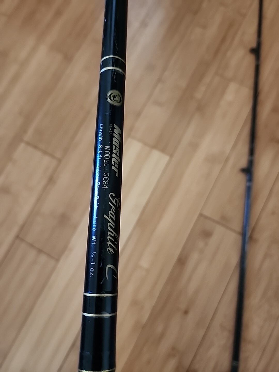 Fishing Rod Master GC-884 Graphite C 8 1/2 ft Rod Line 8-15lb Lure Wt:1/2-1oz