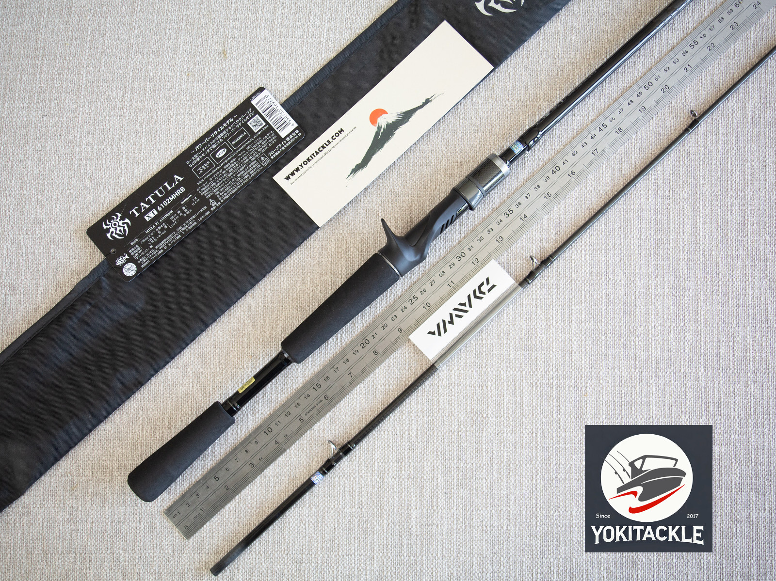 Daiwa 24 TATULA XT 6102MHRB 2pc Baitcasting Rod From Japan