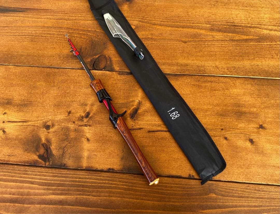 Yamame Telescopic Trout Rod, 5’6″ Baitcaster, Light Game, Portable