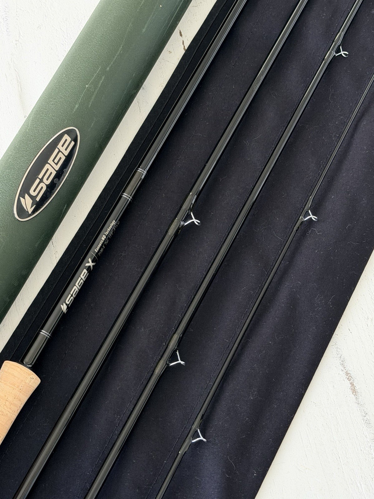 **BEAUTIFUL** 🔥 SAGE X 7wt. 13’ft~4pc Switch/Spey Flyrod🔥~LEGENDARY~🔥