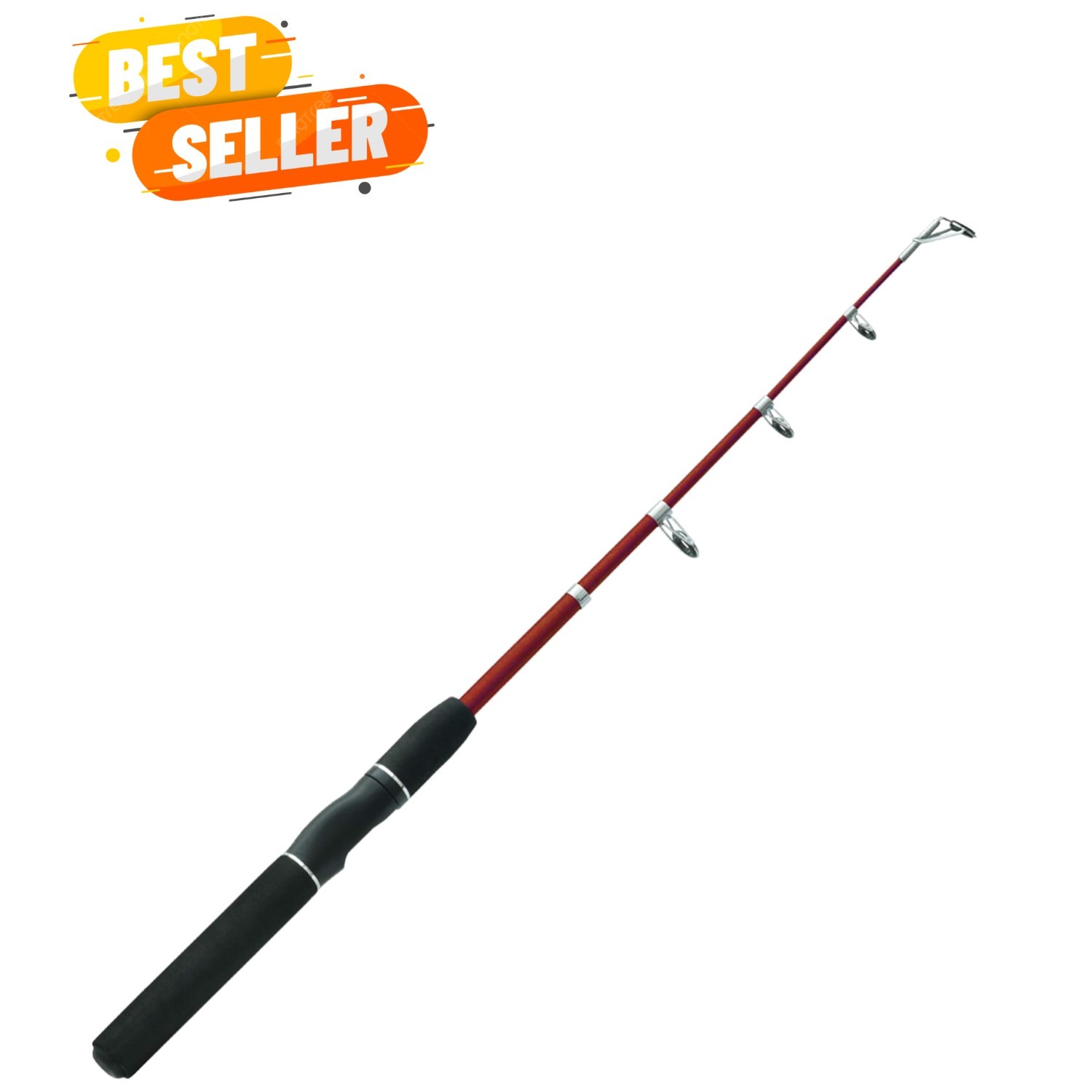 Z-Cast Spinning Fishing Rod Durable Z-Glass Fishing Pole, Comfortable EVA Rod…