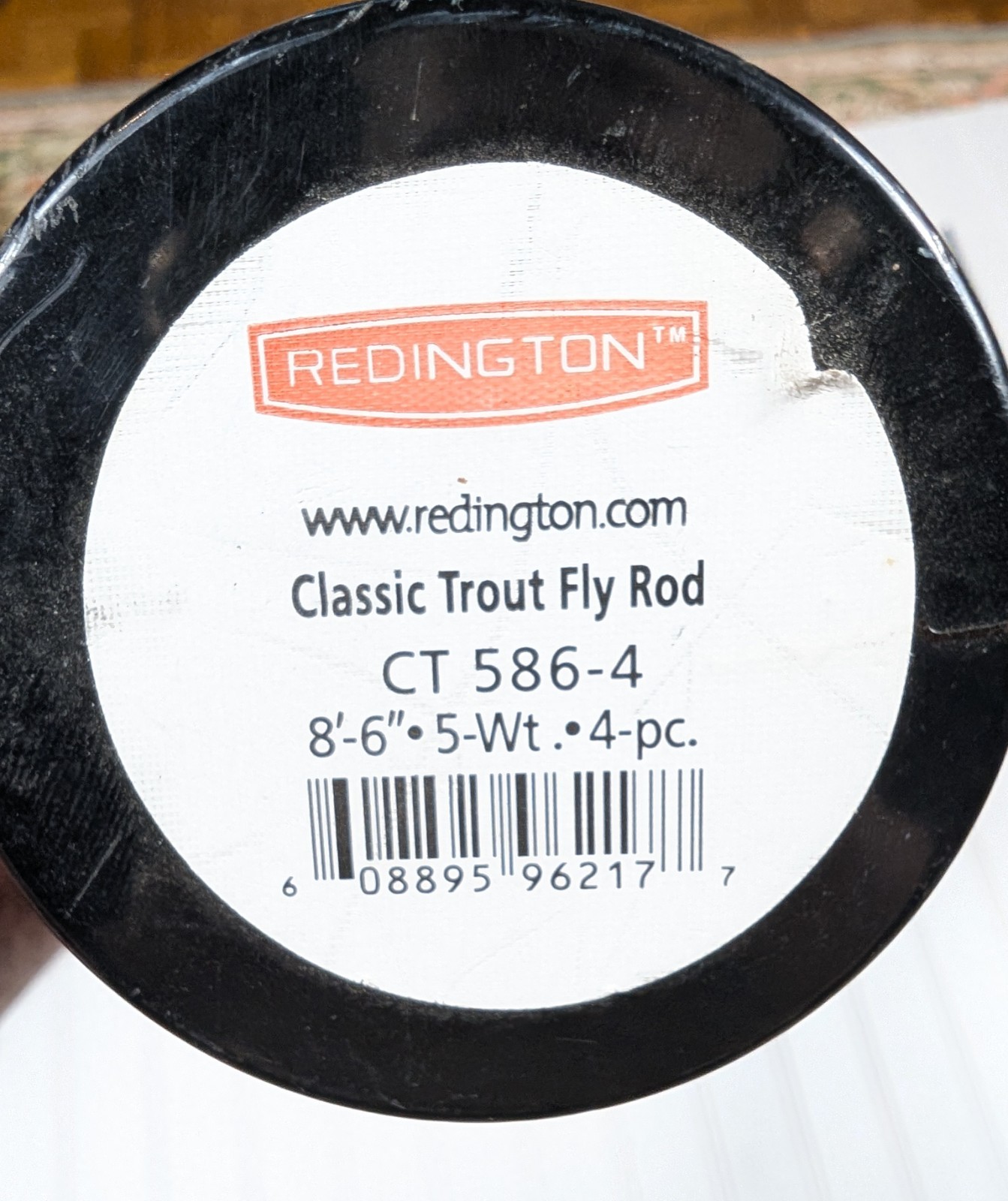 Redington Classic Trout Rod 8.5 ft 5wt Fly Rod 586-4 Piece w/Tube READ