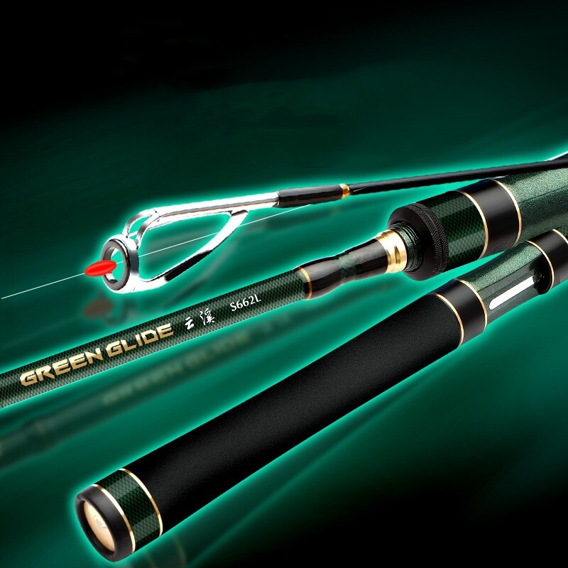 Carbon Fiber Lure Fishing Rod Spinning Casting Rod 1.68m 1.8m Fishing Pole Fast