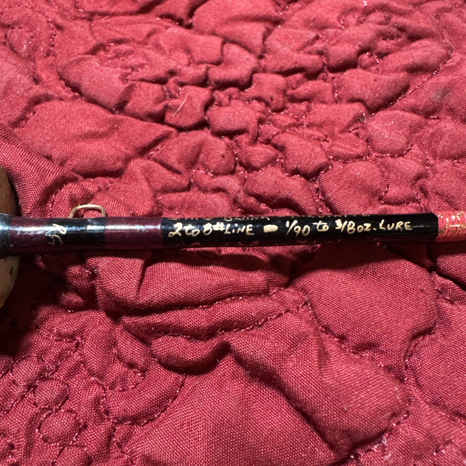 Custom made ice rod 37” Ice Fishing Rod Made By western sports and tackle