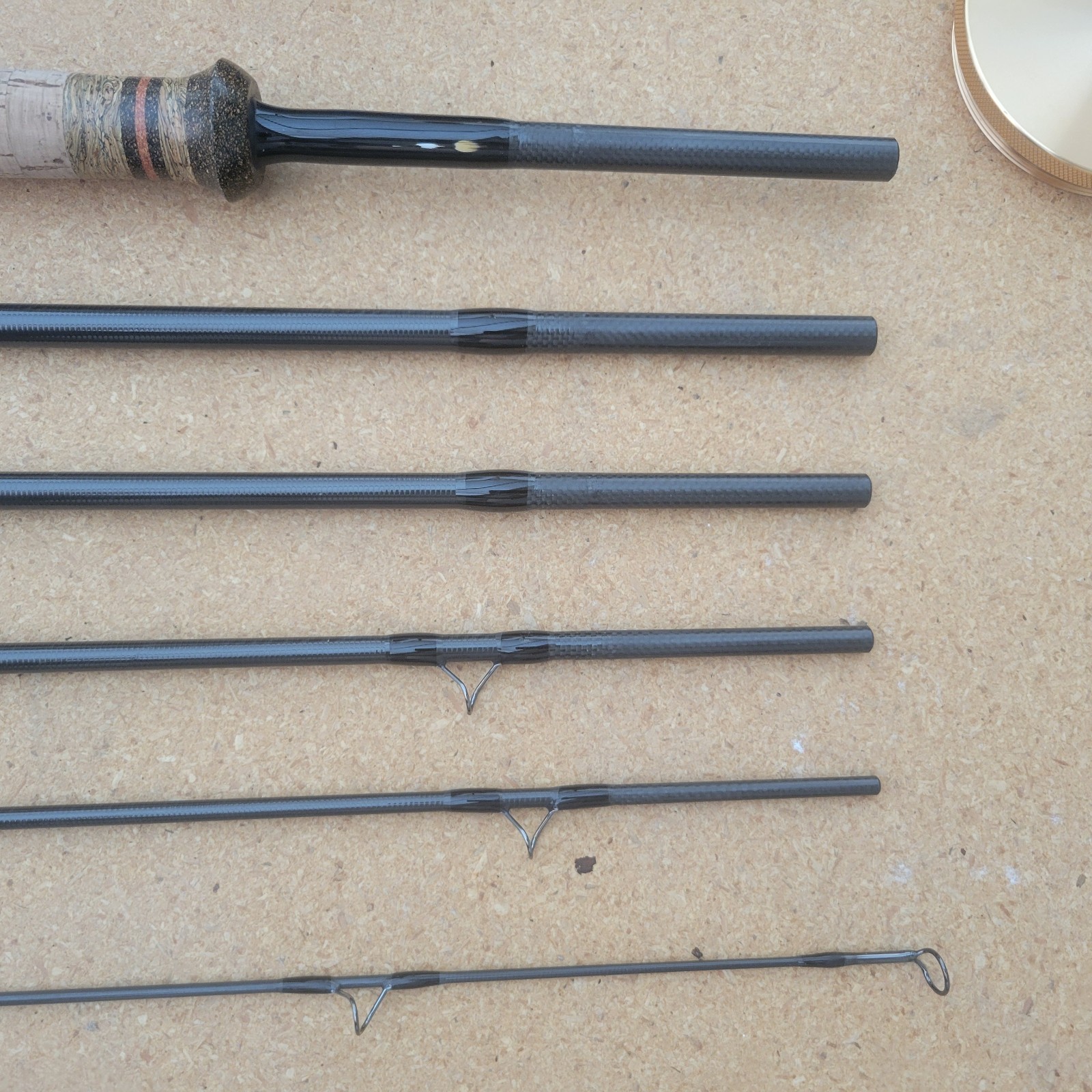 R.B. Meiser Highlander S2H14079CX-6 / 14′ 8wt 6pc EVE Travel Spey Fly Rod w Tube